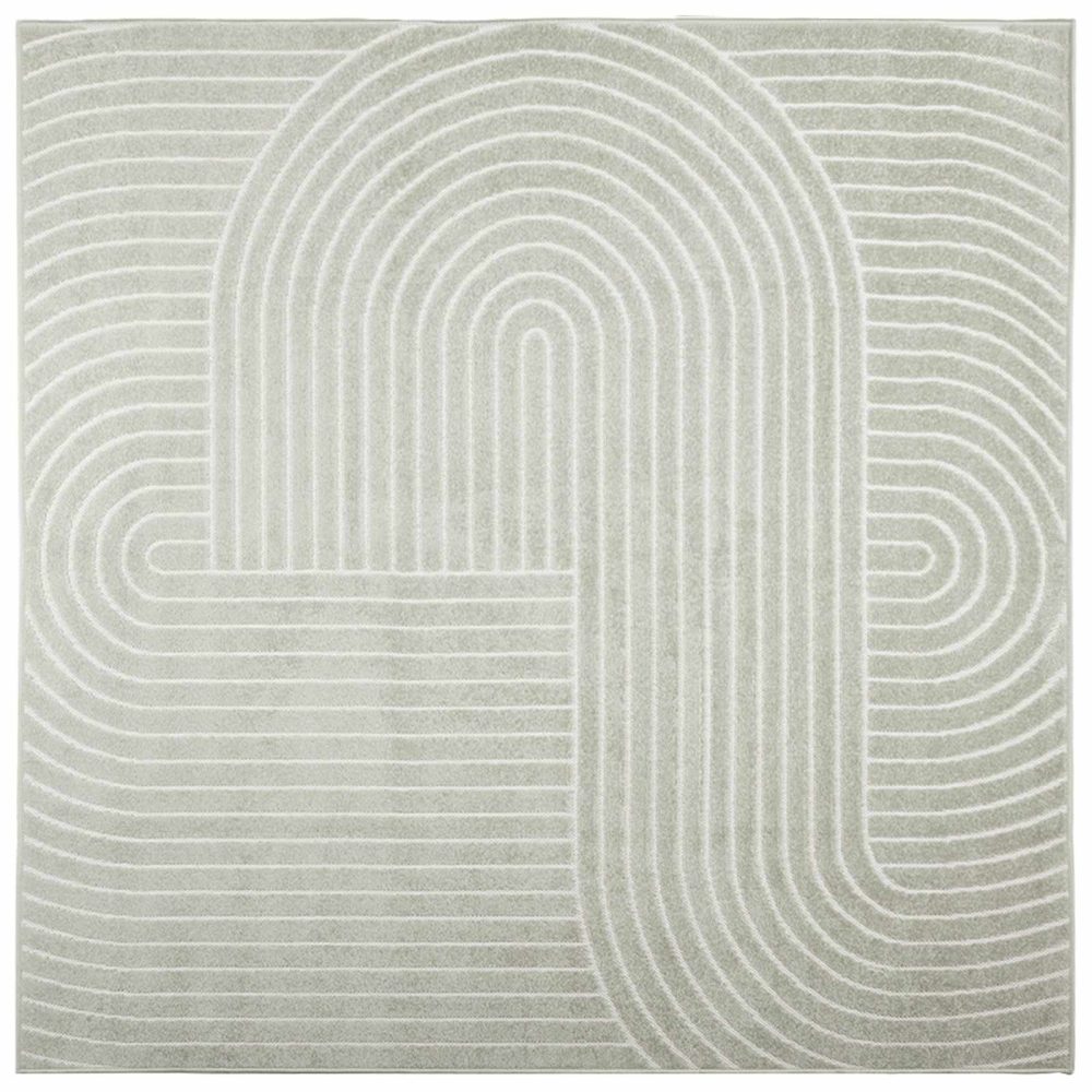 vidaXL Tapis d'intérieur et d'extérieur PALMERAS Vert 200 x 200 cm – Accessoires déco