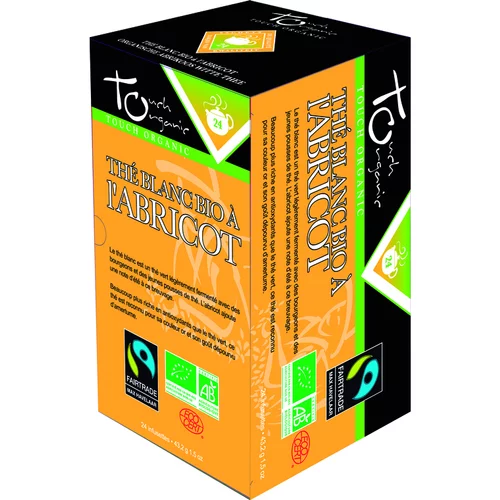 Thé blanc à l’abricot bio – 24 infusettes