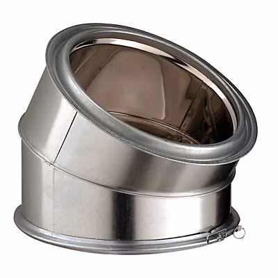 Elément de coude 30° Ø180 mm Poujoulat – Réf. SEXMEBBUA1718082880
