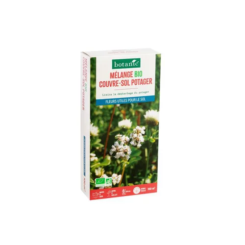 Mélange de graines couvre-sol pour potager bio botanic® - graines à semer (100 m²)