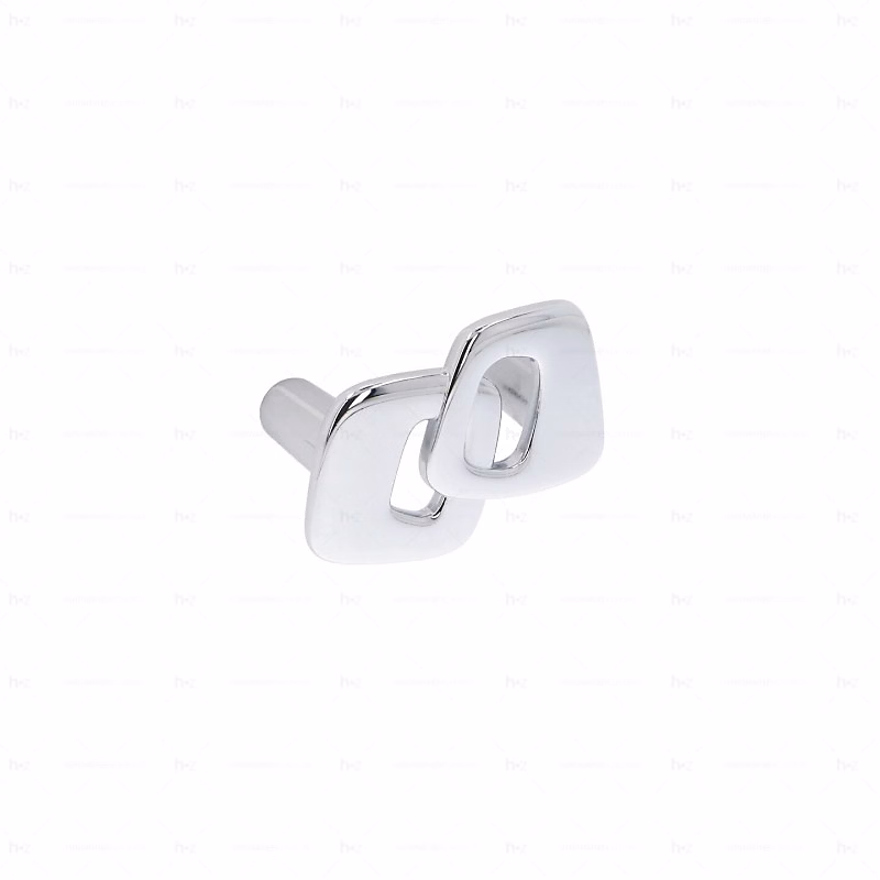 Poignée et bouton – Boutons pour meubles en zamac Entraxe 32 chrome poli