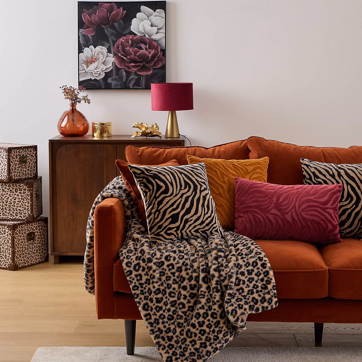 Coussin Lynra noir 40 × 40cm – Atmosphera Créateur d'intérieur