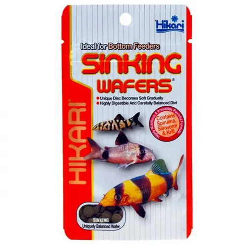 Nourriture pour poissons d'aquarium, granulés coulants, HIKARI AQUARIUM Sinking Wafers - 50g