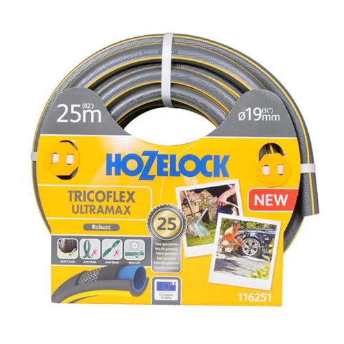 Tuyaux Tricoflex Ultramax coloris gris Hozelock - 25 m x Ø 19 mm