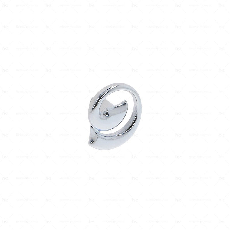 Boutons pour meubles en zamac Diamètre 31 × 21 chrome poli