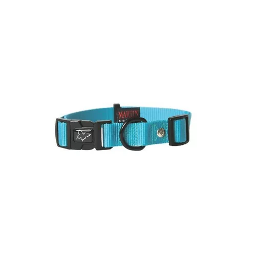 Collier chien réglable 25mm / 45-65cm bleu
