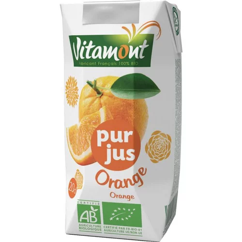 Pur jus d’orange bio - brique de 20 cl