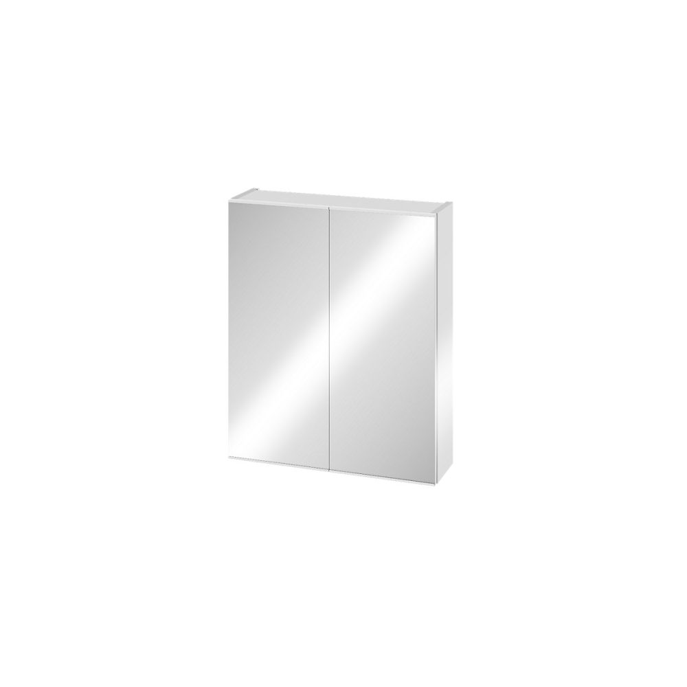 Meuble de salle de bains – Armoire de toilette miroir l. 50 x H. 60 x P. 15 cm GoodHome Imandra