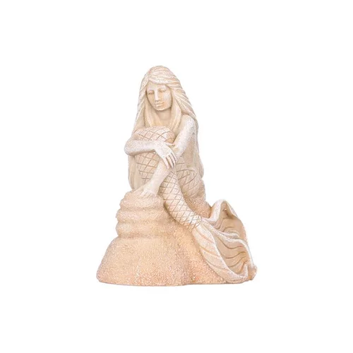 Décor d’aquarium sirène Ariel beige Europet Aqua Della petit modèle– 12,8 cm