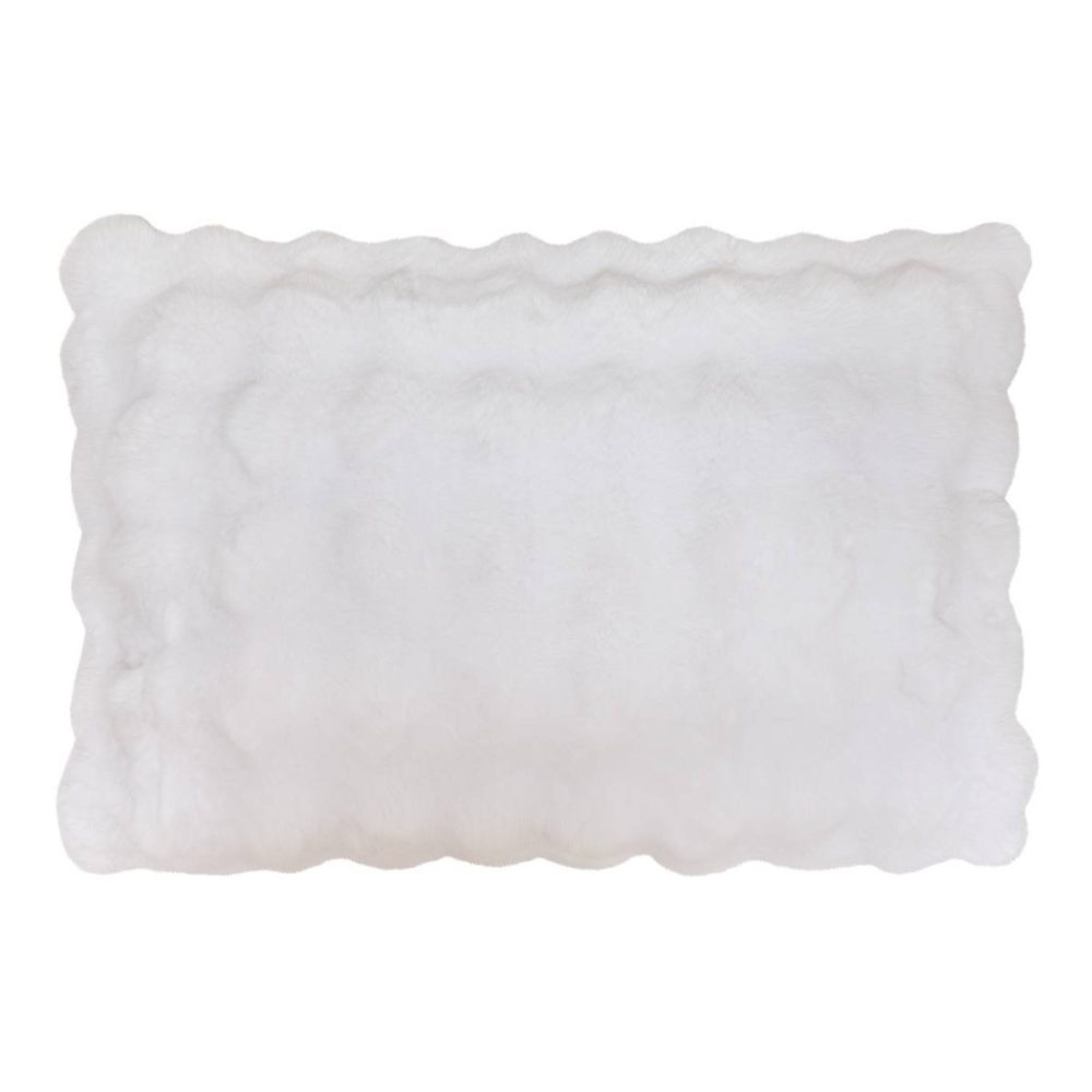 Coussin Zephy blanc 50 × 80cm – Atmosphera Créateur d'intérieur