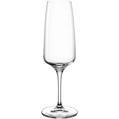 Flûte à champagne en verre transparent Cesti - 240 ml