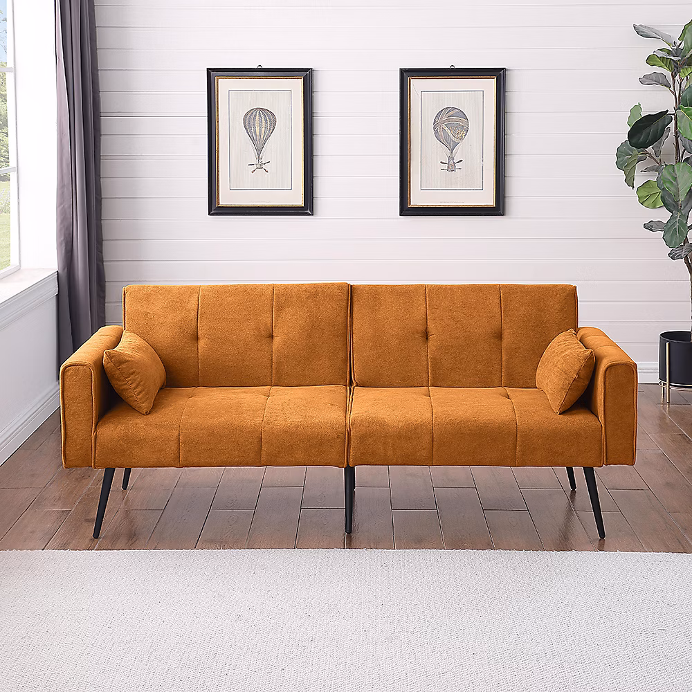 Canapé d'angle rembourré – 2 places,chaise longue,banc ottoman réversible
