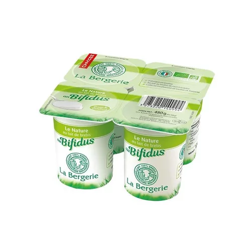 Le Nature au lait de brebis au bifidus La Bergerie - 480g