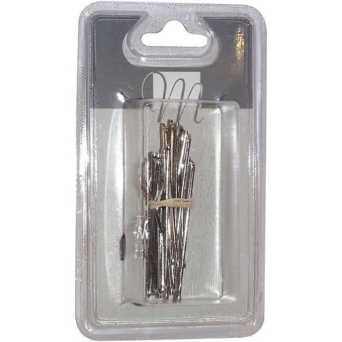 Agrafe flamande tringle cachée – MOBOIS, Lot de 10, Doré, Acier