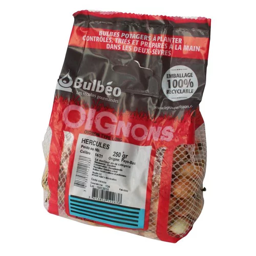 Bulbes d’oignons long hercules 250 g