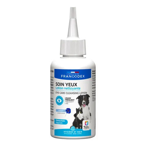 Nettoyant pour les yeux chien et chat - 125 ml