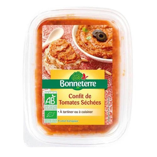 Confit de tomates séchées bio Bonneterre - 140 g