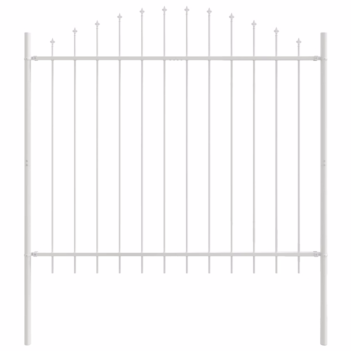 Clôture de jardin WOERDEN 4 pc 170 × 165 cm Blanc vidaXL