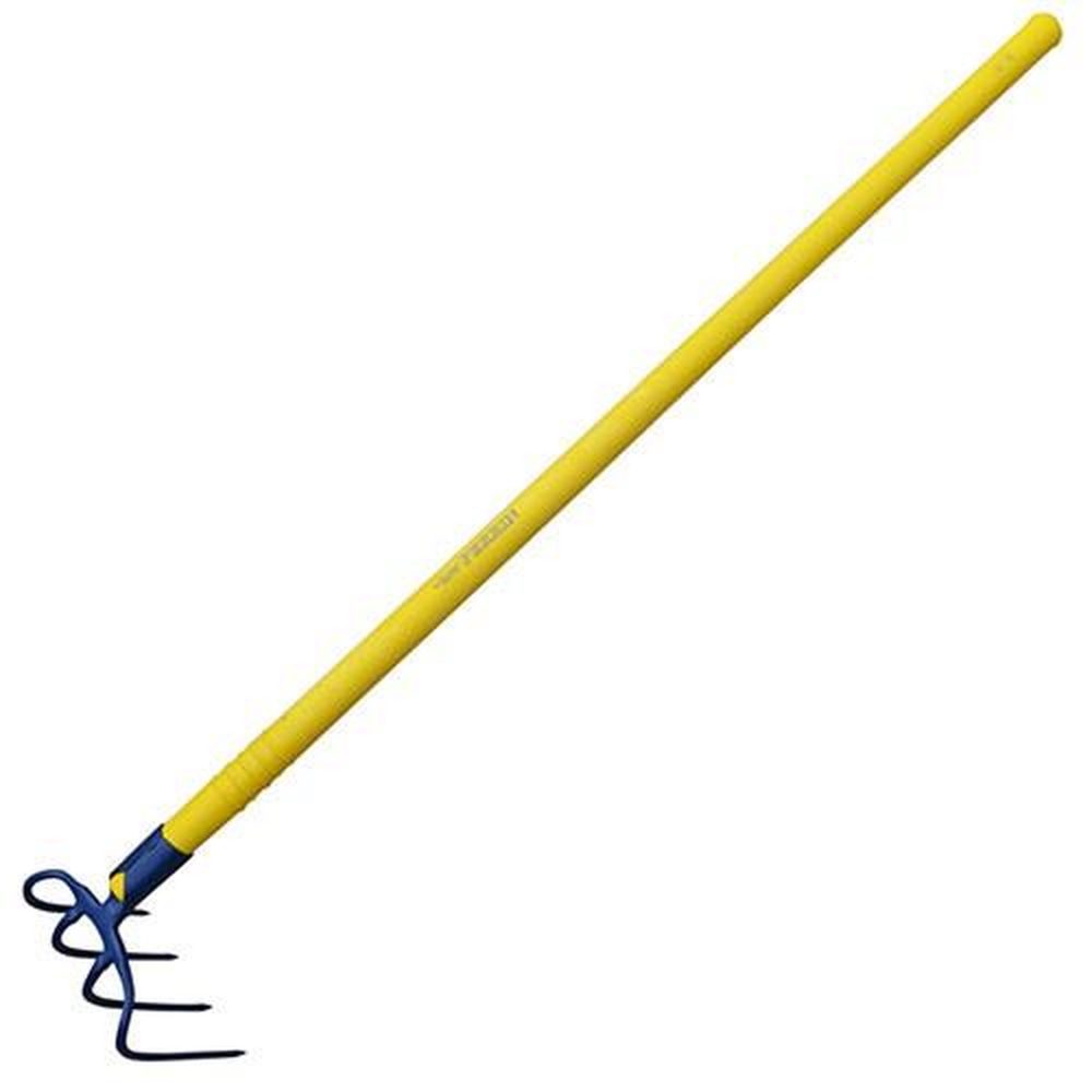 OUTILS PERRIN Croc à fumier à douille 4 dents 21 cm manche compo tube 115 – 21 cm 1.865 Kg