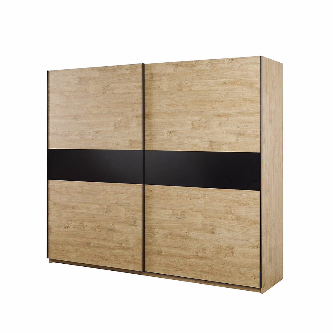Armoire MORGANE 2 portes coulissantes Chene doré 250 cm Style scandinave robuste – Réf. FJLLFEZJD4451613221