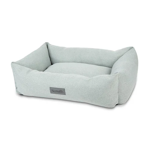 Couchage pour chien coloris vert corbeille Scruffs Ellen - Taille XL 90 x 70 x 18 cm