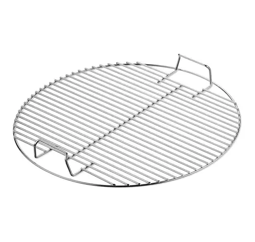 Grille de cuisson articulée pour barbecue coloris gris en acier chromé Weber - 57 cm
