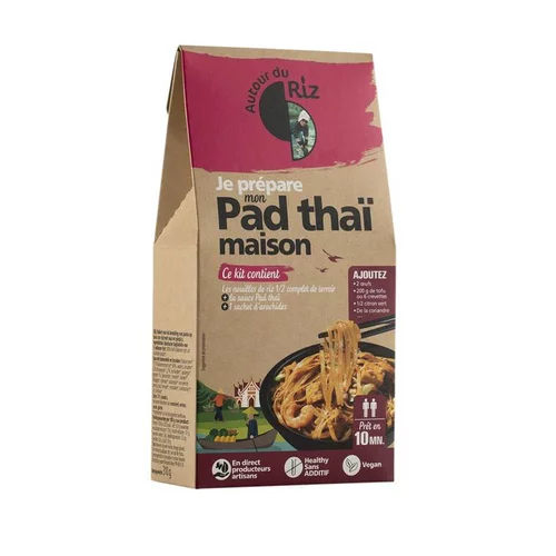 Kit recette bio pad thaï maison bio La compagnie du Riz - 310 g
