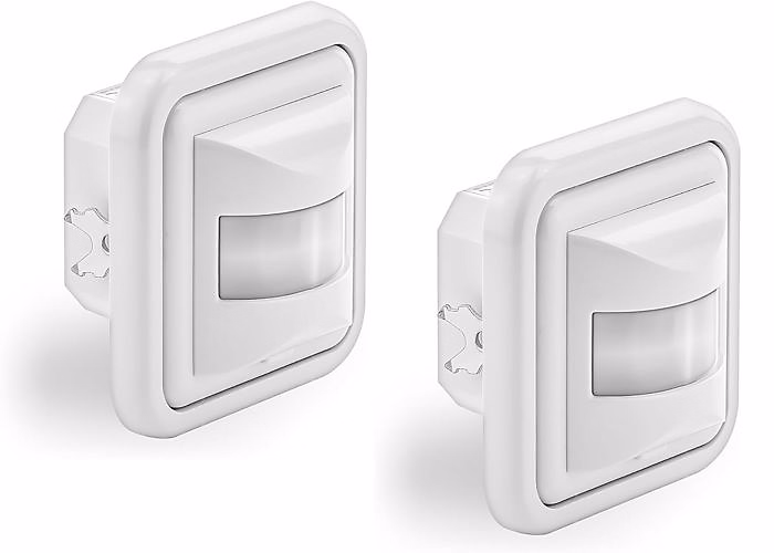 Alarme maison – Détecteur de mouvement infrarouge encastrable plafond 360 degrés portée 6m deleyCON
