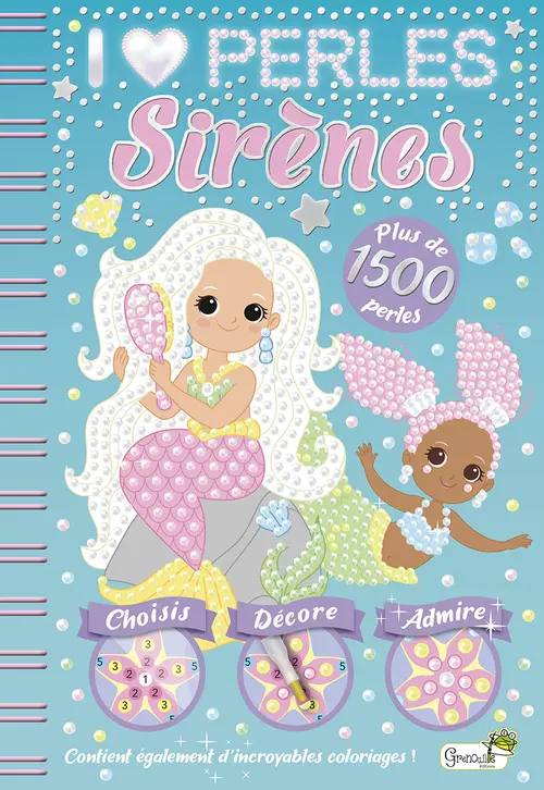 Livre activité "J’aime les Sirènes" aux Éditions Grenouille