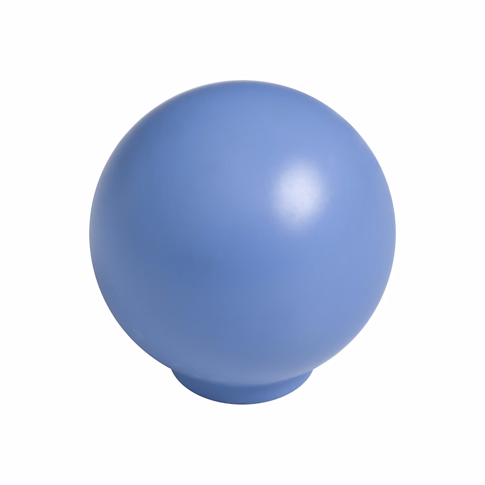 Bouton de meuble boule abs diamètre 29 mm bleu mat lot de 50 piéces – Réf. OBBKDQCSH2846437725