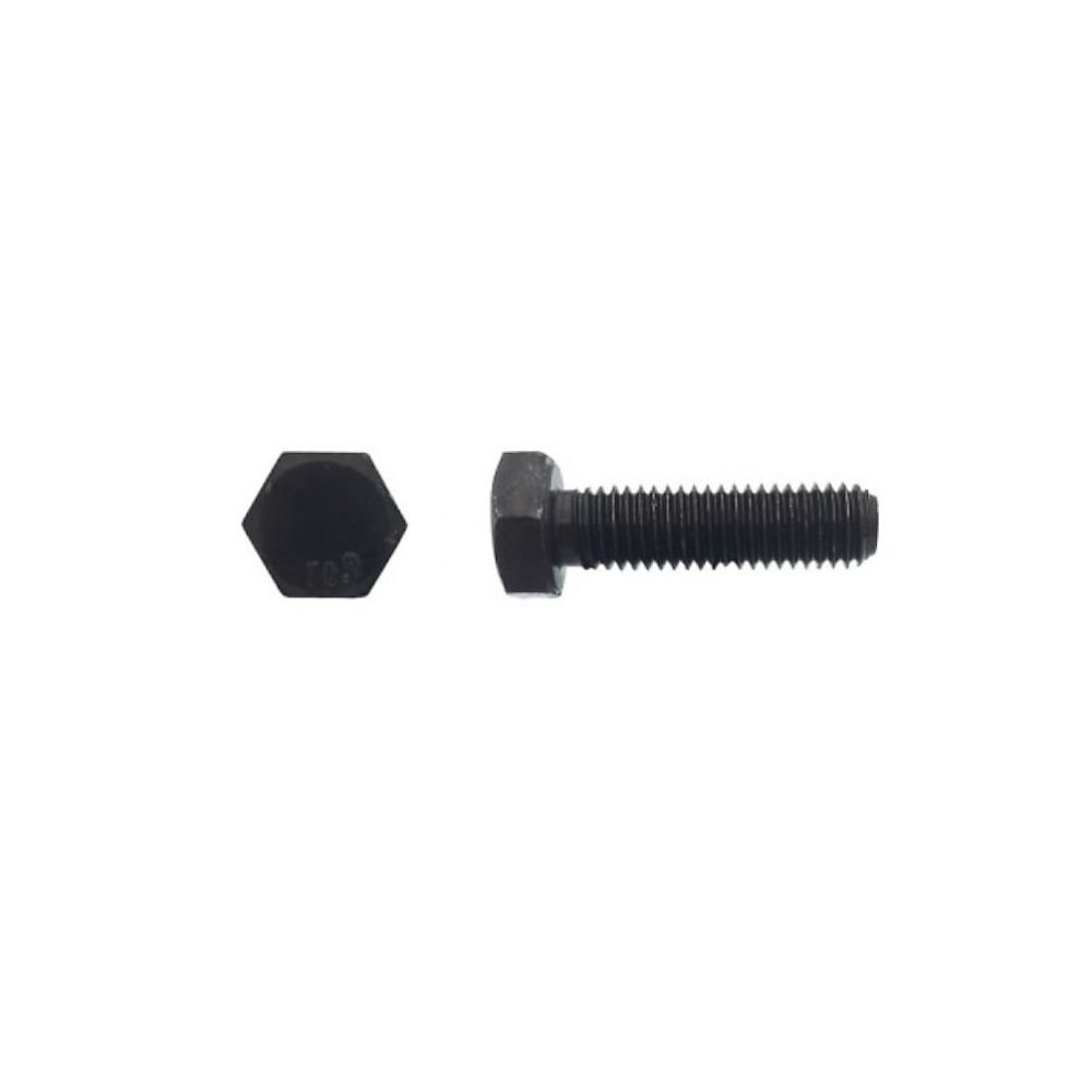 10 Vis Métaux Tête Hexagonale F/Total 24 × 50 mm – 4017, 10.9, Brut, D-Work
