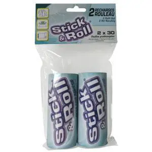 Recharge pour rouleau adhésif Stick & Roll 2x30 feuilles