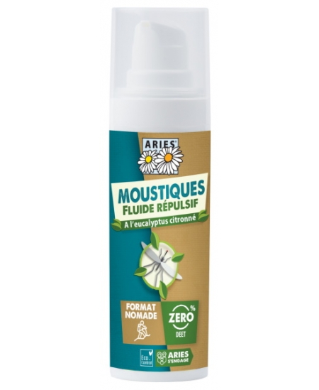 Aries - Fluide répulsif cutané Anti Moustiques efficacité 8 heures 30 ml