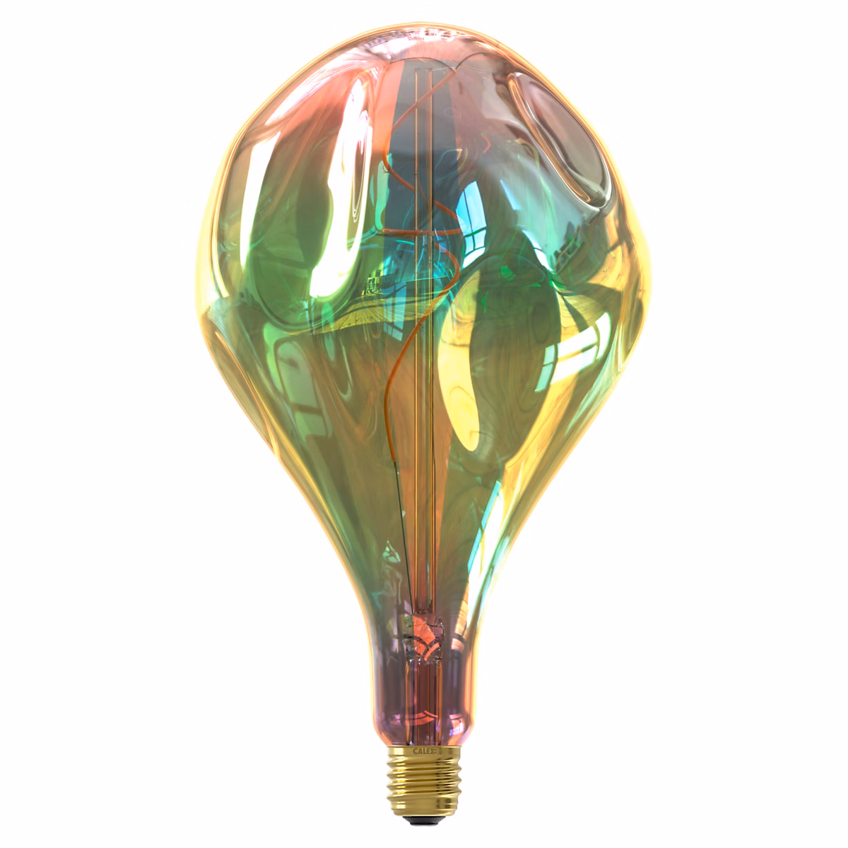 Ampoule LED E27 design filament multicolore 806 lm blanc chaud dimmable 4 W Calex | Ampoule