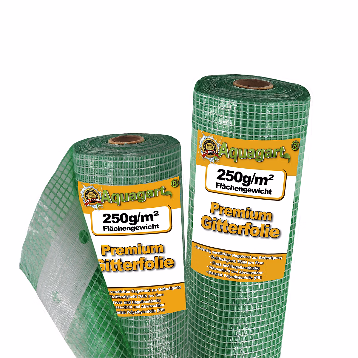 40 m film grillagé – film de jardin, film de serre, film de couche froide, 1, 5 m Aquagart