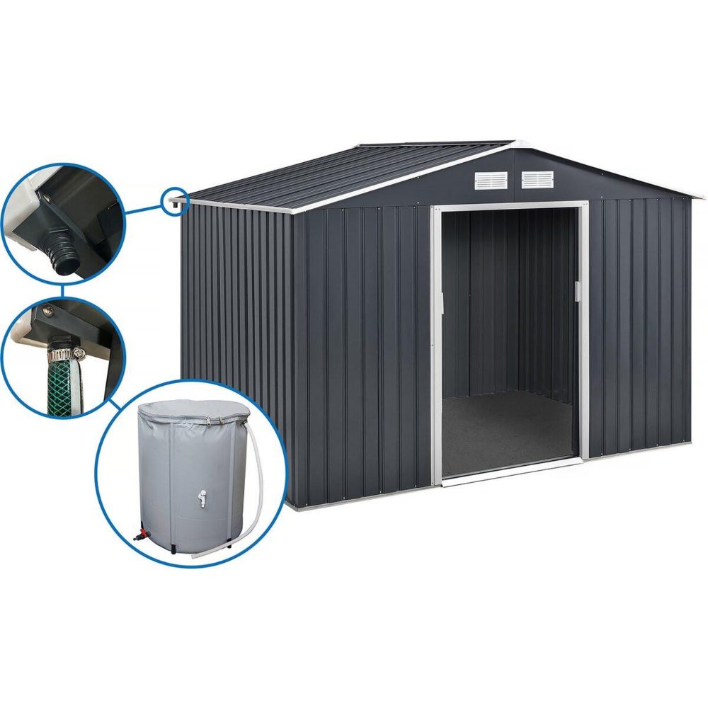 Habitat et Jardin Abri de jardin métal – 250 L 2,77 m