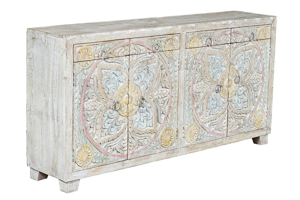 Buffet en manguier multicolore – Réf. CGNNVGLZE3060954177