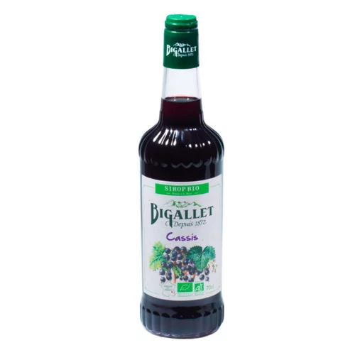 Sirop de Cassis bio – Bouteille de 70 cl