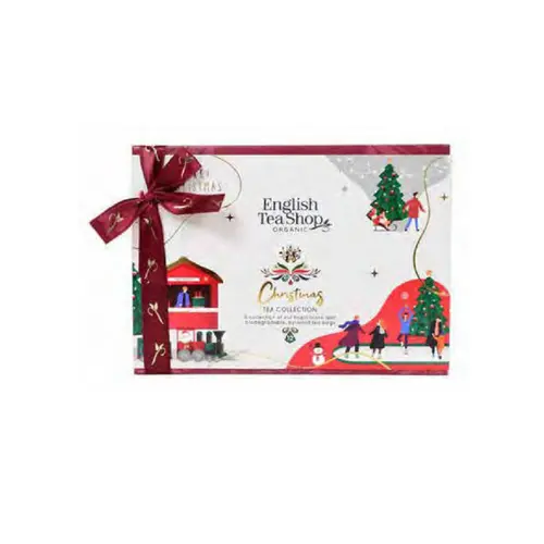 Coffret prismes de thés et infusions bio English Tea Shop Joyeux Noël - x 12 sachets
