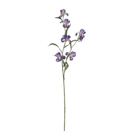 Tige d’iris artificiel en plastique recyclé violet - 86 cm