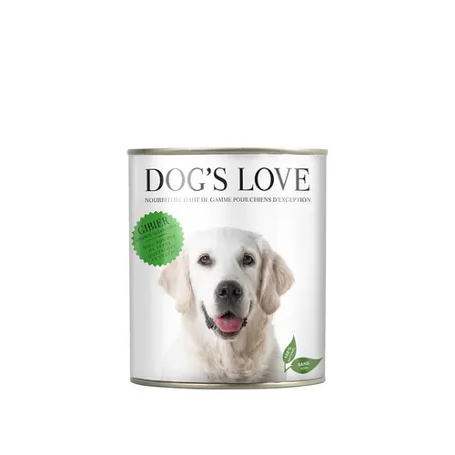 Pâtée naturelle pour chien au gibier - boite de 400 g