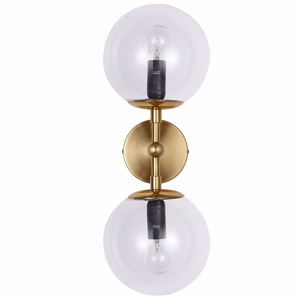 Applique murale Light Prestige Dorado or – transparente 2 x E14 1 pc.