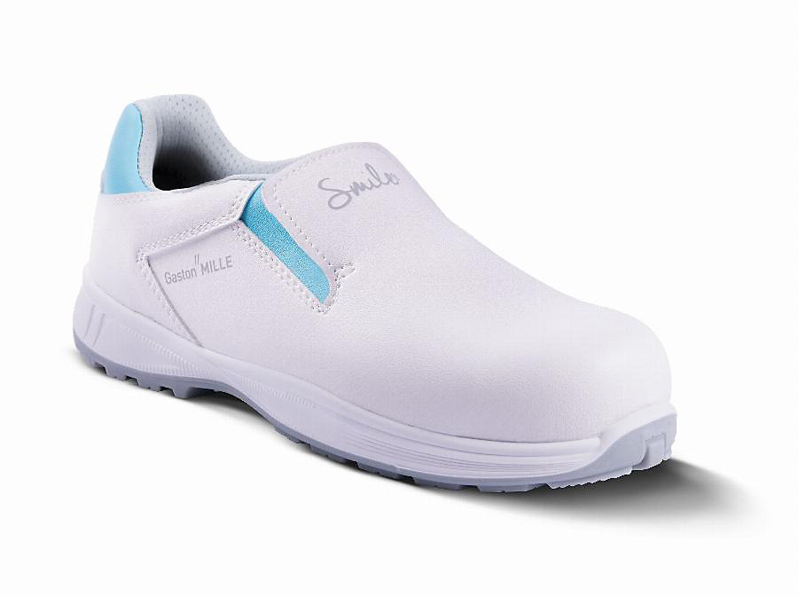 Mocassin de sécurité Ottawa S2 SRA ESD blanc – semelle PU/PU, taille 40, OTHB1