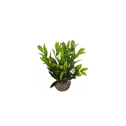 Dracaena vert en plastique 13 cm