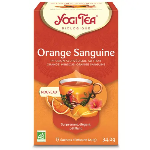 Infusion orange sanguine Yogi Tea - 17 sachets