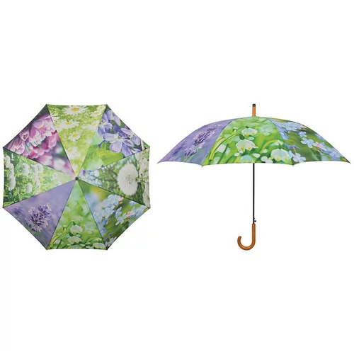 Parapluie fleurs Ø 120 x H 95 cm