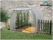 Serre de jardin en plastique transparente 6m² - 2 x 3 m