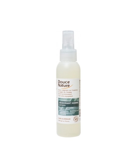 Douce Nature - Spray Déodorant Homme au Vétiver Bio - 125 ml