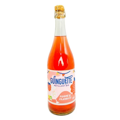 Pétillant pomme framboise bio Le Coq Toque - 75 cl