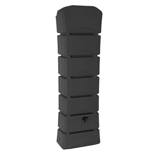 Récupérateur à eau mural anthracite Bellijardin® Latitude - 300 L